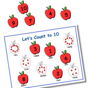 Math for Preschoolers preschool math activity​ prek activity