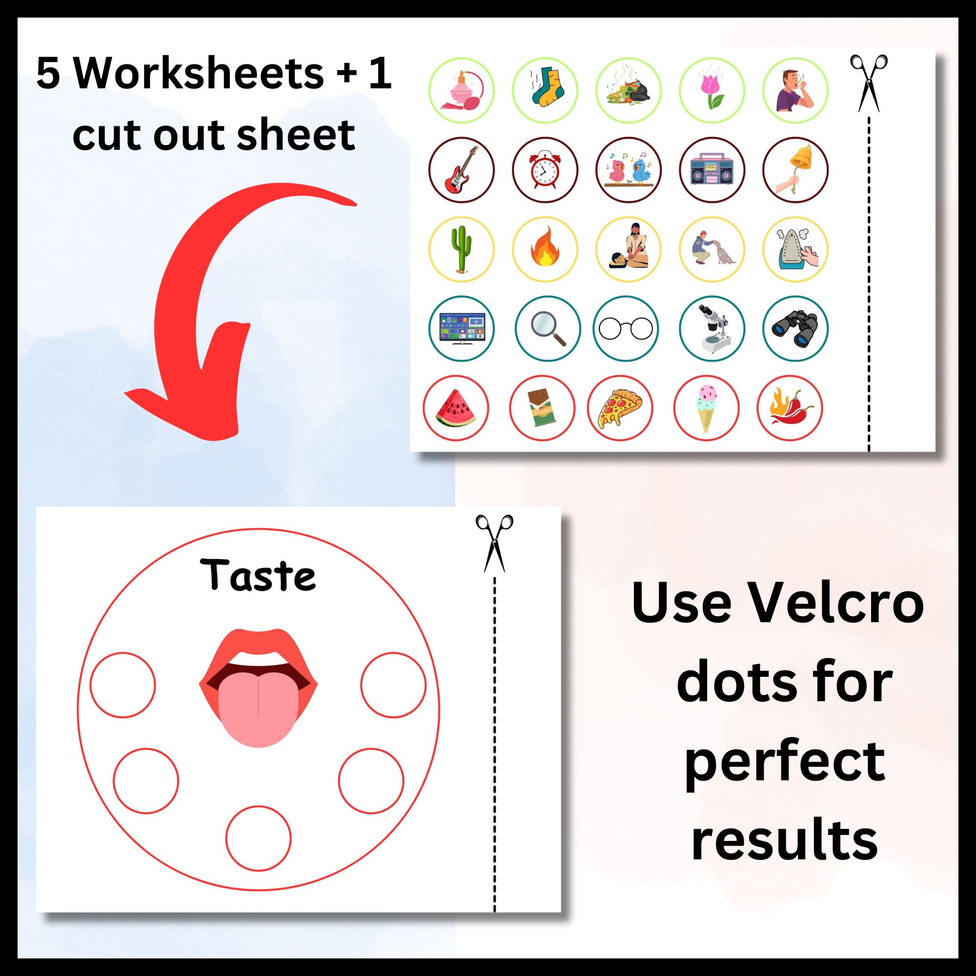 5 senses preschoo worksheets five senses worksheets five senses activities hads-on preschool actitities